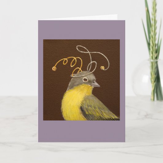 Travis the Nashville warbler card Kaart (Voorkant)