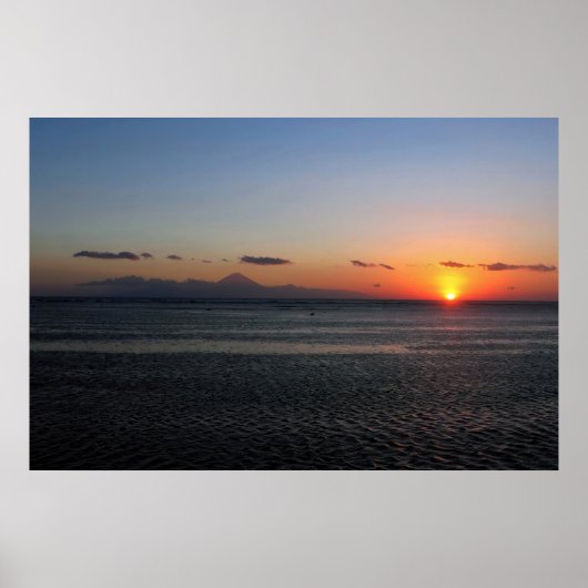 Trawangan Sunset Poster (Voorkant)
