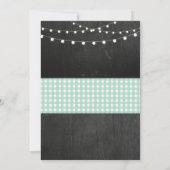 Trawfish boil Engagement Party Check Light Lobster Kaart (Achterkant)