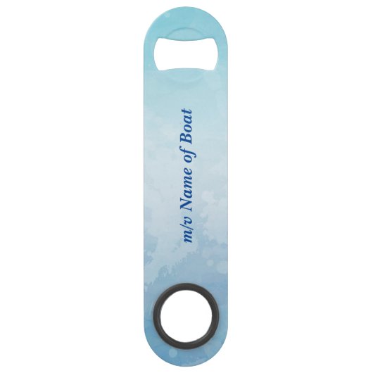 Trawler Trash (op maat gemaakt met bootnaam) Speed Flessenopener (Achterkant)
