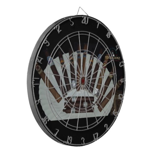 Tray-Cigar Dartbord (Voorkant Links)