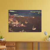 Tray met mariene scène canvas afdruk (Insitu (Woonkamer))