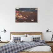 Tray met mariene scène canvas afdruk (Insitu (Slaapkamer))