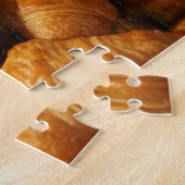 Tray of Croissants Jigzaag Legpuzzel (Zijkant)