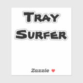 Tray Surfer Sticker (Vel)