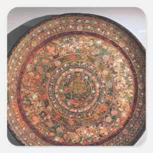 Tray van de Michoacan-stam Vierkante Sticker