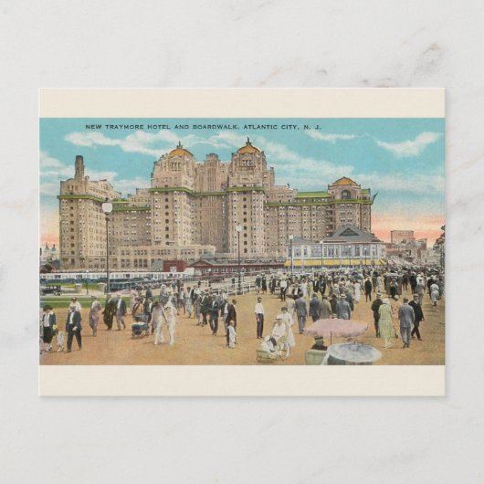  Traymore Hotel Atlantic City Briefkaart (Voorkant)