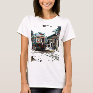 TRC Neon streetcar bij stn Women's Basic T-Shirt