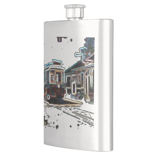 TRC Neon tram bij stn Classic Flask Flacon (Links)