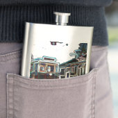 TRC Neon tram bij stn Classic Flask Flacon (Voorbeeld)