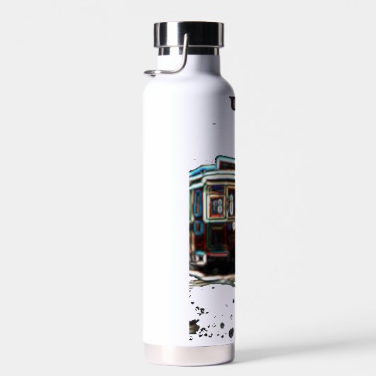 TRC Neon tram bij stn Geïsoleerde Waterfles (Rechts)