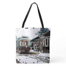 TRC Neon tram bij stn Large Shoulder Tas