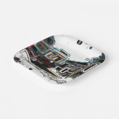 TRC Neon tram bij stn Square Paper Bord (Gebogen)