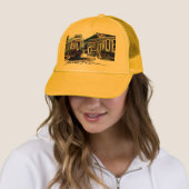 TRC Neon tram bij stn Yellow Trucker Hat Trucker Pet (In situ)