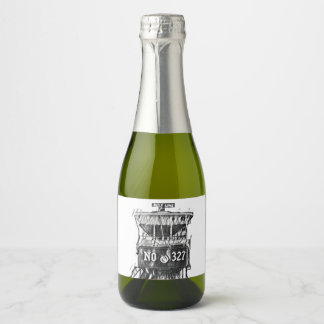 TRC Schets Mini Campagne Fles Etiket Set