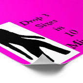 tre2 lady logo, Drop 3 Sizesin10 Minutes Poster (Hoek)