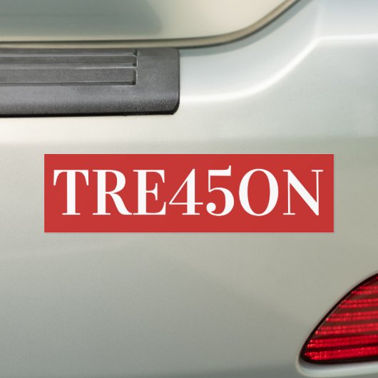 TRE45ON-Bumpersticker Bumpersticker (Op auto)
