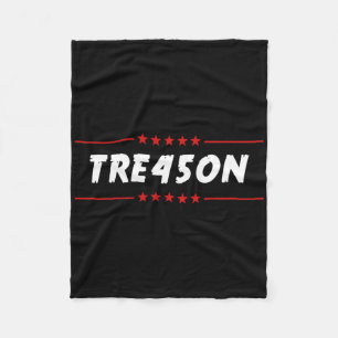Tre45on Dump Trump Niet Mijn President T-shirt Imp Fleece Deken