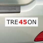 TRE45OP bumpersticker (Op auto)