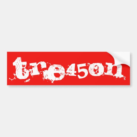 Tre45son Bumpersticker (Voorkant)