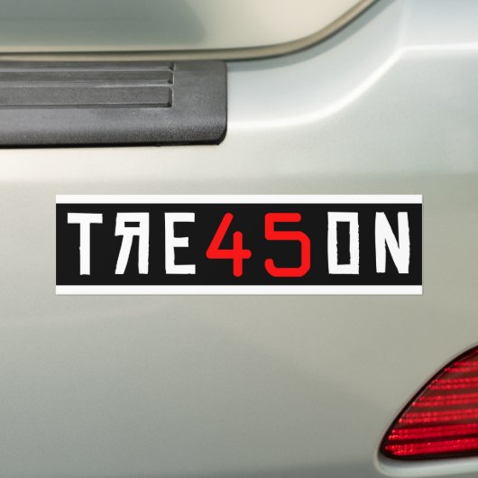 TRE45SON-Bumpersticker Bumpersticker (Op auto)