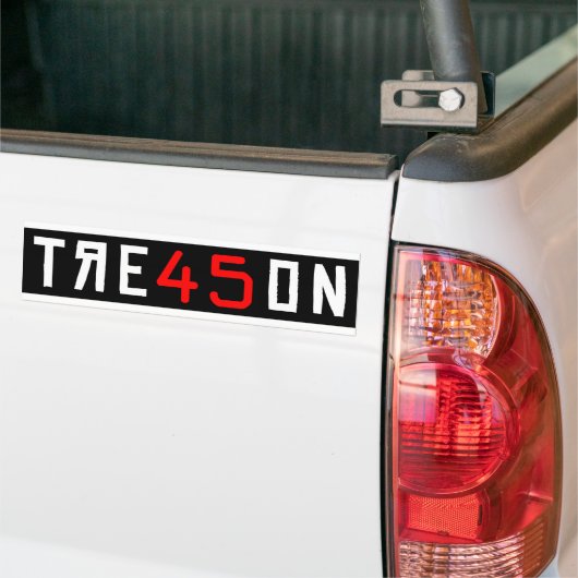 TRE45SON-Bumpersticker Bumpersticker (Op Truck)