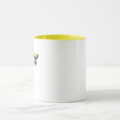 Tre älgar på en mugg mok (Midden)