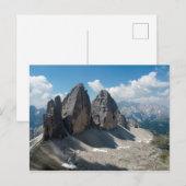 Tre cime di Lavaredo Briefkaart (Voorkant / Achterkant)