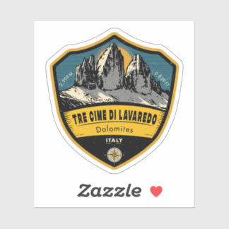 Tre Cime di Lavaredo – Dolomites, Italy Sticker