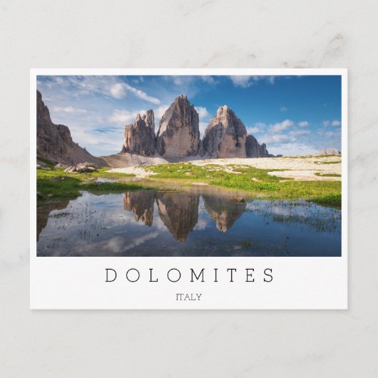 Tre Cime di Lavaredo/Drei Zinnen Dolomite mountain Briefkaart (Voorkant)