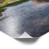 Tre Cime di Lavaredo/Drei Zinnen Dolomite mountain Foto Afdruk (Hoek)