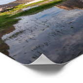 Tre Cime di Lavaredo/Drei Zinnen Dolomite mountain Poster (Hoek)