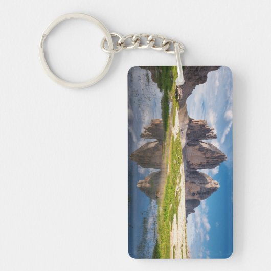 Tre Cime di Lavaredo/Drei Zinnen Dolomite mountain Sleutelhanger (Voorkant)