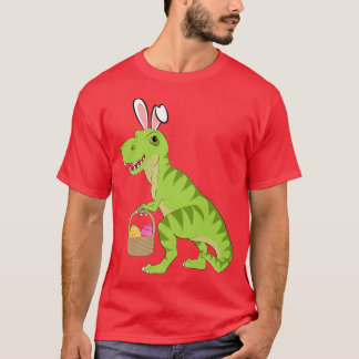 TRe Dinosaur Paasbunny Boys, Girls en Volwassenen T-shirt