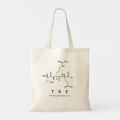 Tre peptide name bag tote bag (Achterkant)