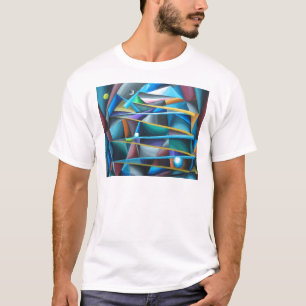 Treacherous Mons (kleurrijk cubisme) T-shirt