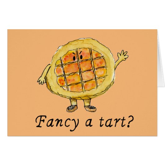 Treacle cartoon grappig Fancy een Tart citaat (Voorkant Horizontaal)