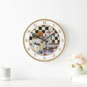 Treacle en Ink uit Alice in Wonderland Grote Klok (Huis)