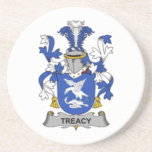 Treacy Family Crest Zandsteen Onderzetter