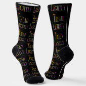 Tread Lightly Black Heren Crew  Sokken (Gebogen)