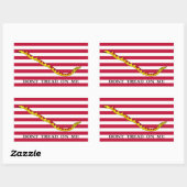 Tread niet op mij Navy Jack Stickers (Vel)