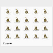 Tread niet op mij Snake Sticker (Vel)