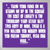 Tread niet poster (Voorkant)