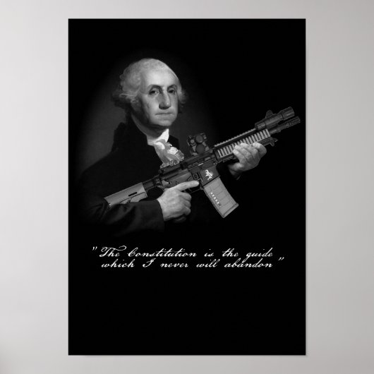 "Tread on George" Poster (Voorkant)