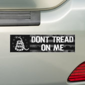 Tread on Me II Bumpersticker (Op auto)