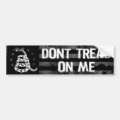 Tread on Me II Bumpersticker (Voorkant)