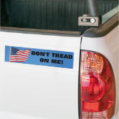 Tread On Me niet met Flag Classic Bumpersticker (Op Truck)
