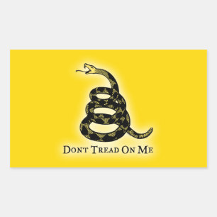 Tread on me sticker