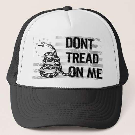 Tread on me Trucker Hat Trucker Pet (Voorkant)