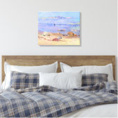 Treading Clams, Wickford Canvas Afdruk (Insitu (Slaapkamer))